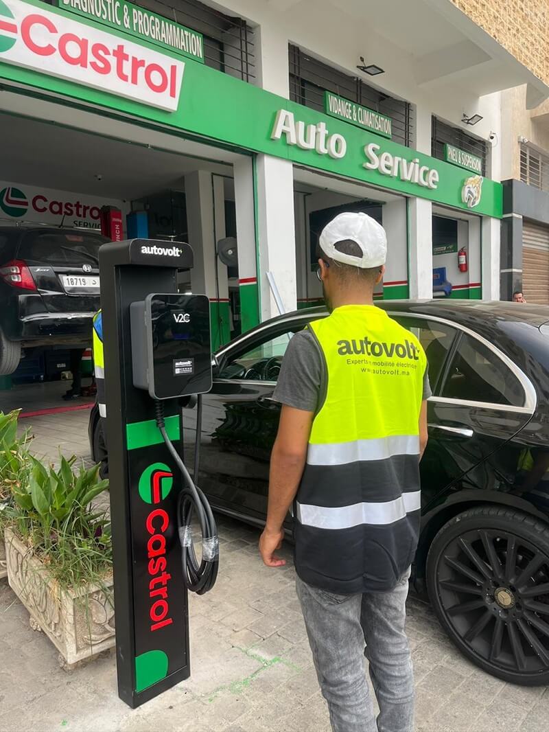 Borne de recharge entreprise Maroc